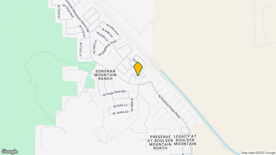 6806 W Evergreen Terrace Mapa y Detalles de la Ubicación