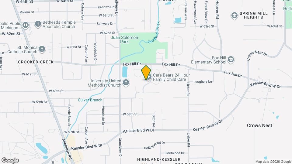 5964 Keensburg Dr Map and Location Details