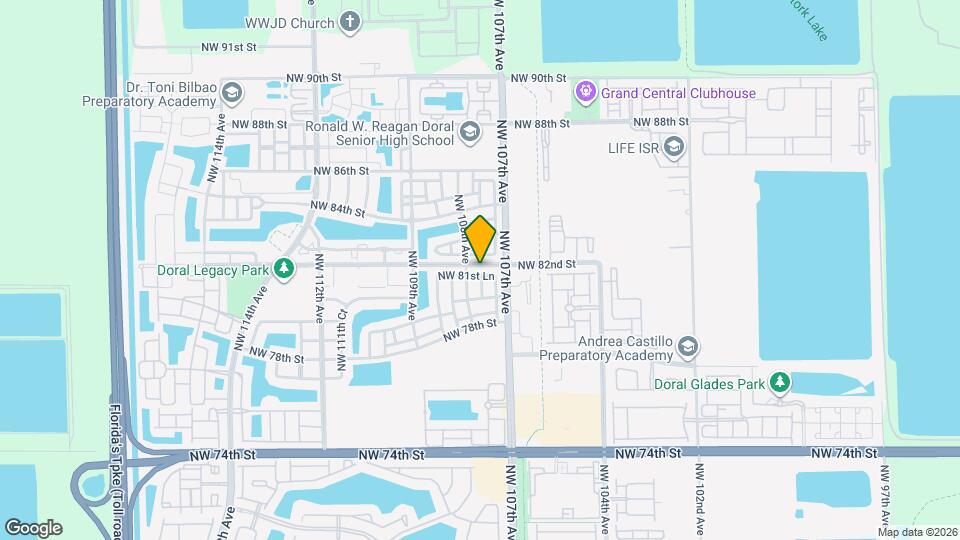 10763 NW 81st Ln Map and Location Details
