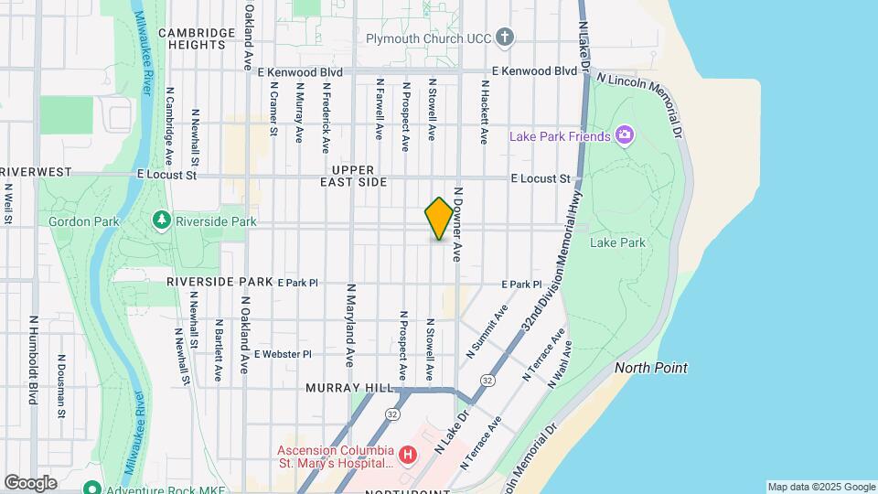 2754 N Stowell Ave, Unit Garage Studio Map and Location Details