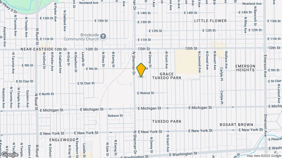 812 N Bradley Ave Mapa y Detalles de la Ubicación
