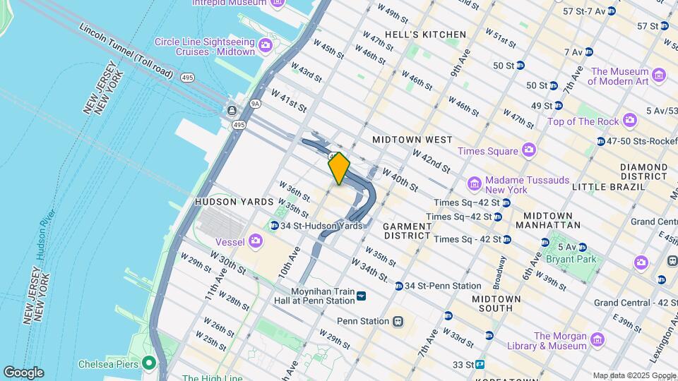 455 W 37th St-Unit -818 Map and Location Details