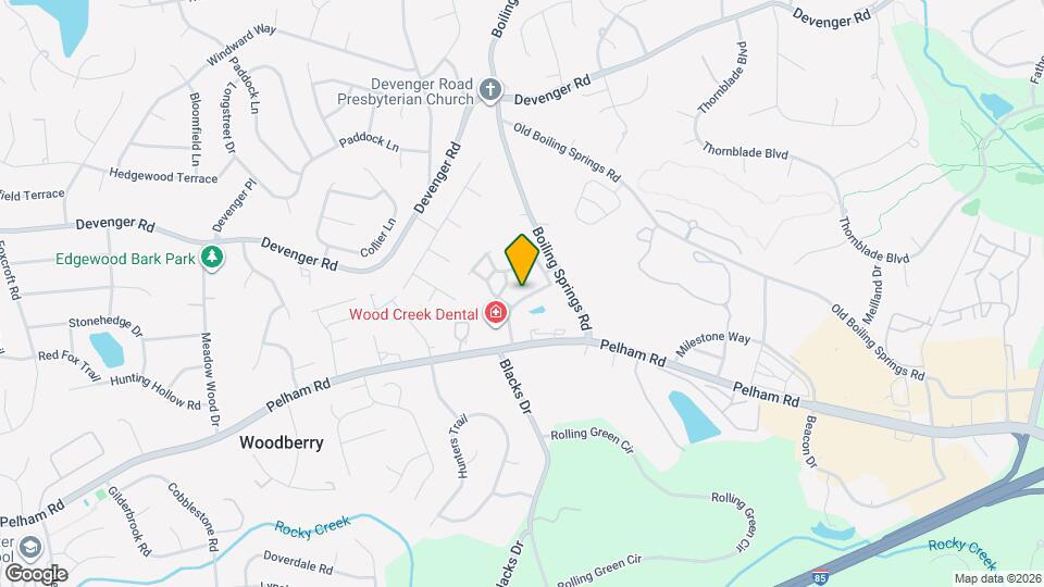 109 Waterford Park Dr Map and Location Details