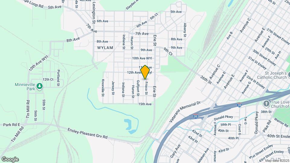 1226 Frisco St Map and Location Details