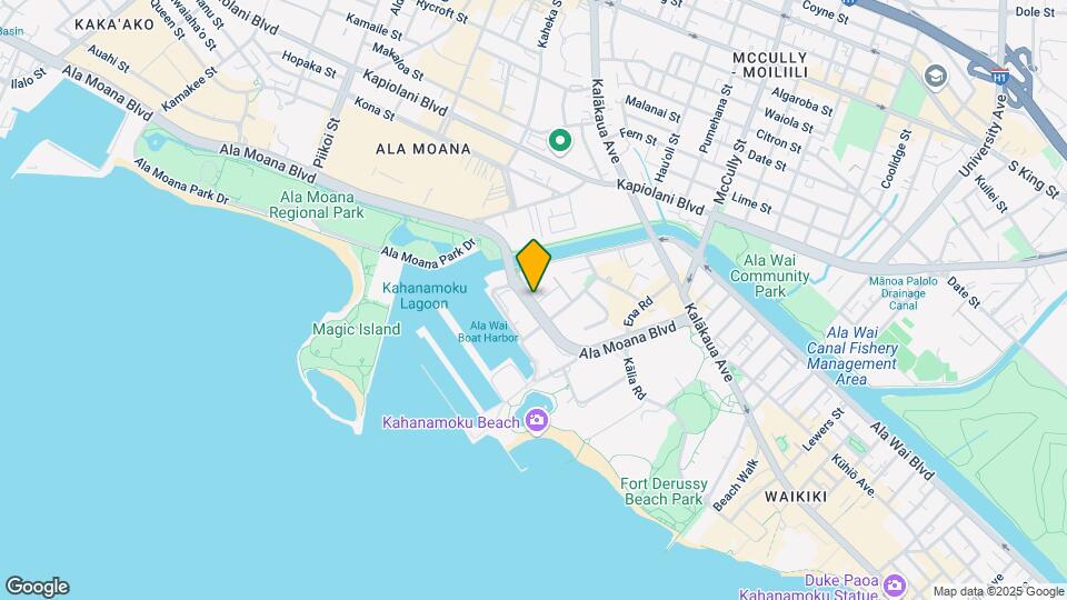 1676 Ala Moana Blvd Map and Location Details