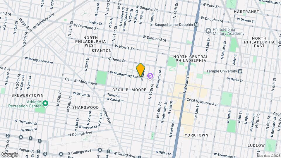 1806 W Montgomery Ave Mapa y Detalles de la Ubicación
