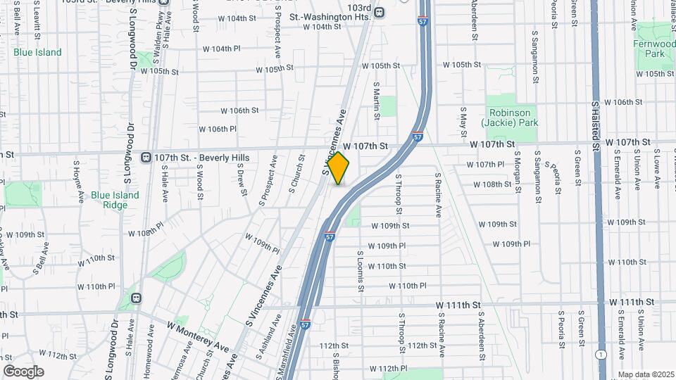 1431 W 108th St Map and Location Details