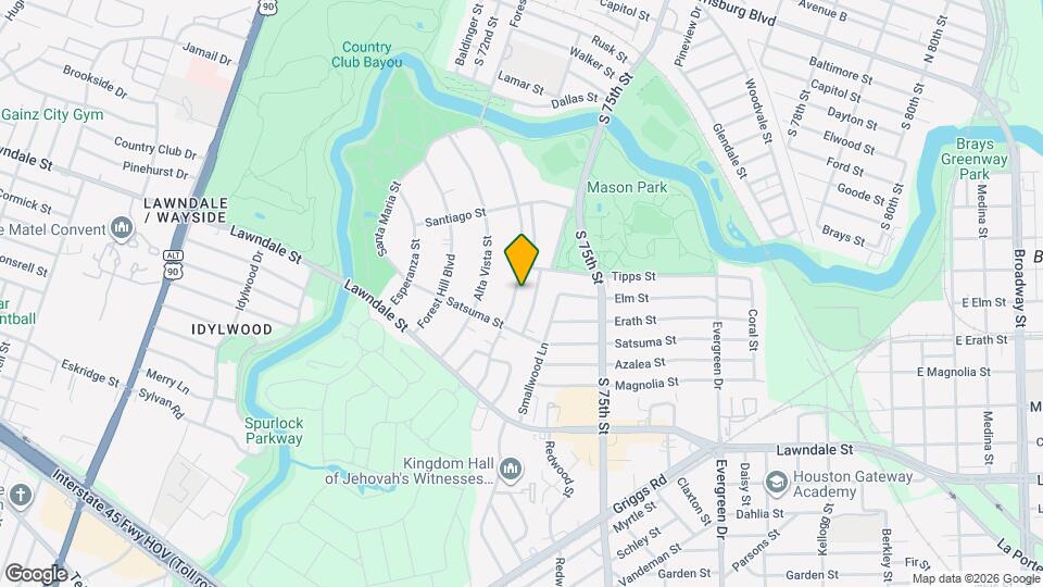 1921 Pasadena St Map and Location Details
