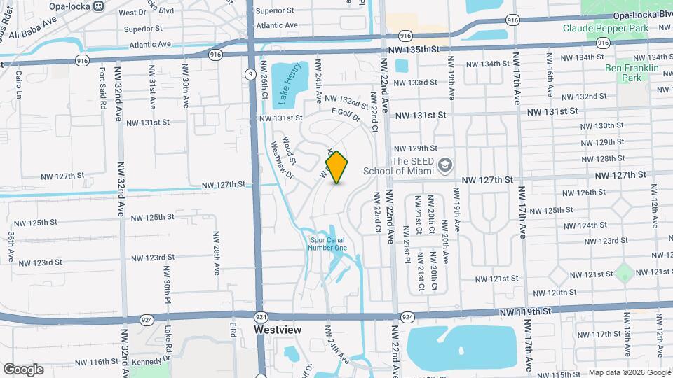 12613 NW 23rd Pl Map and Location Details