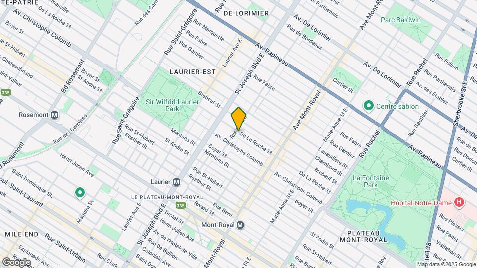 4726 De La Roche Rue Map and Location Details