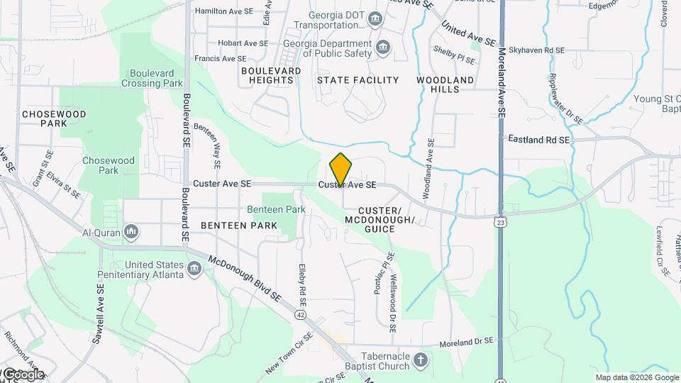 901 Custer Ave SE Map and Location Details