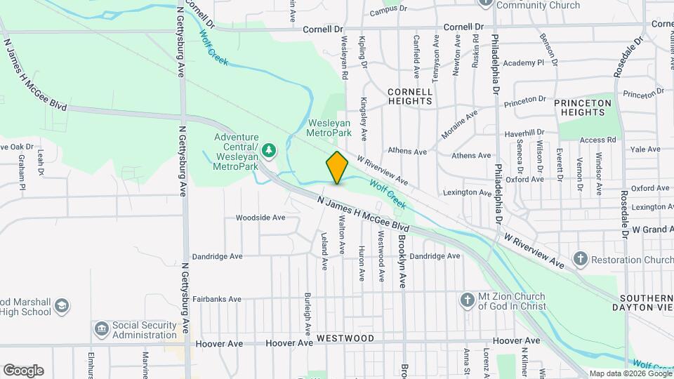 1816-1816 N James H McGee Blvd, Unit A Mapa y Detalles de la Ubicación