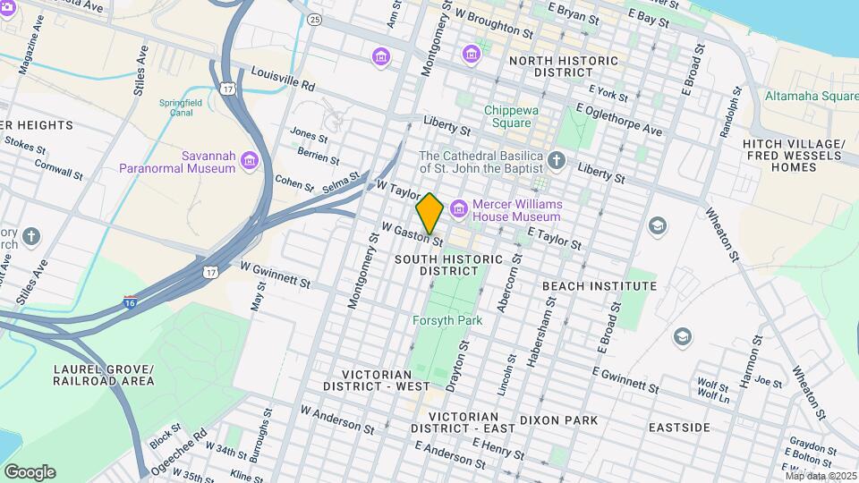 113 W Gaston St Map and Location Details