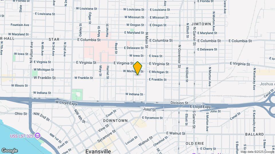 29 W Franklin Mapa y Detalles de la Ubicación