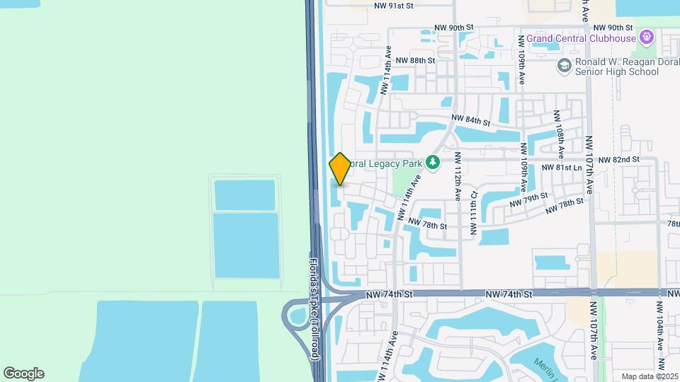 7978 NW 116th Ave Map and Location Details