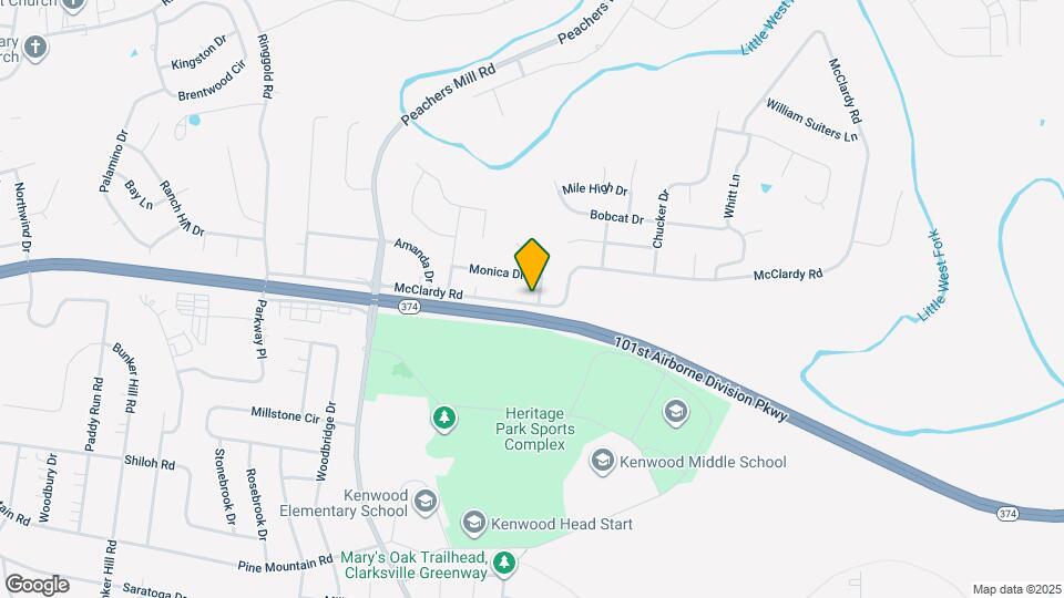 1023 McClardy Rd Map and Location Details