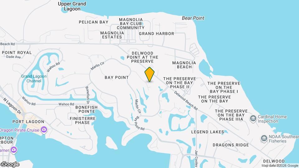 625 Amberjack Dr Map and Location Details
