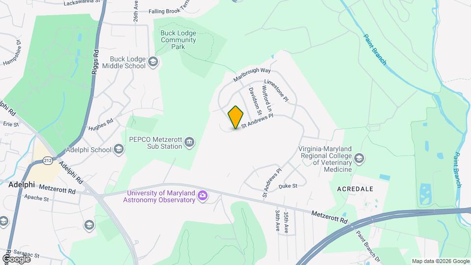 9312 St Andrews Pl Mapa y Detalles de la Ubicación