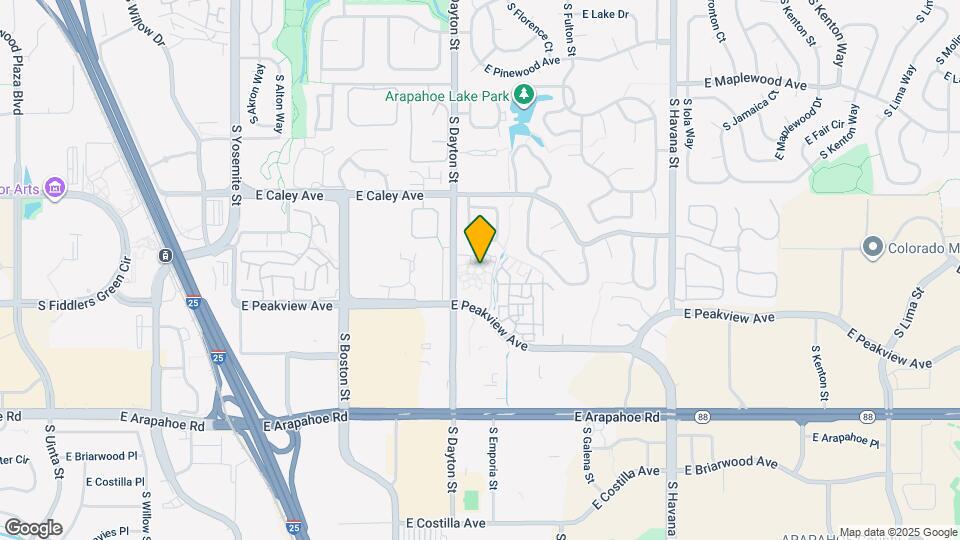 6470 S Dayton St Map and Location Details