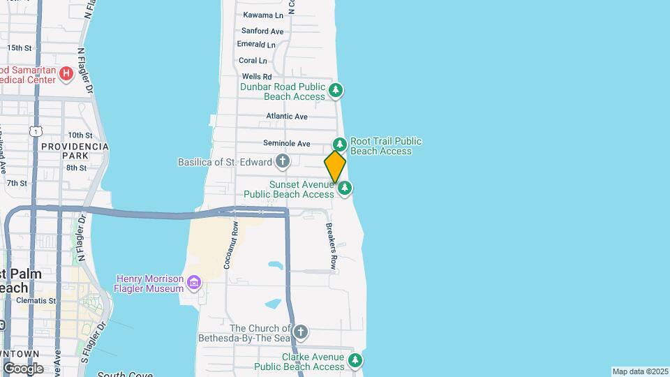 Sun & Surf Condos Map and Location Details