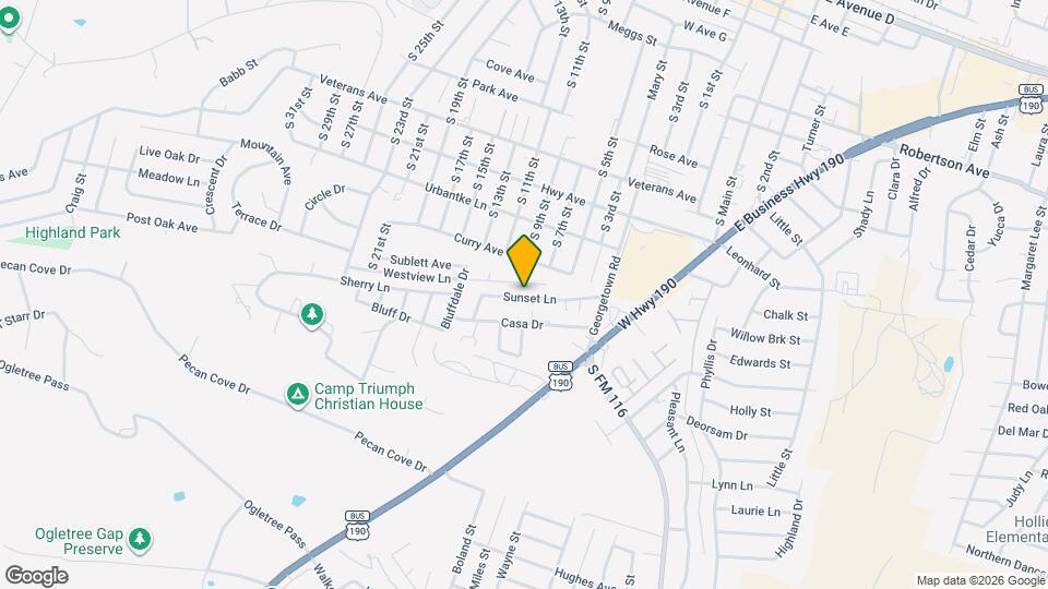 506 Sunset Ln Map and Location Details