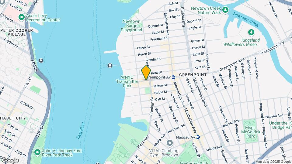 72 Greenpoint Ave Mapa y Detalles de la Ubicación