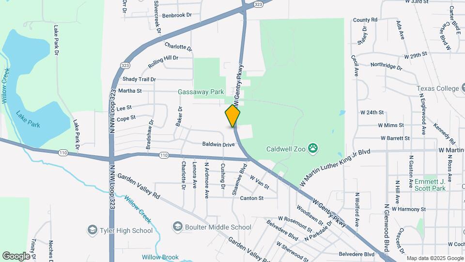 2914 W Gentry Pkwy Mapa y Detalles de la Ubicación