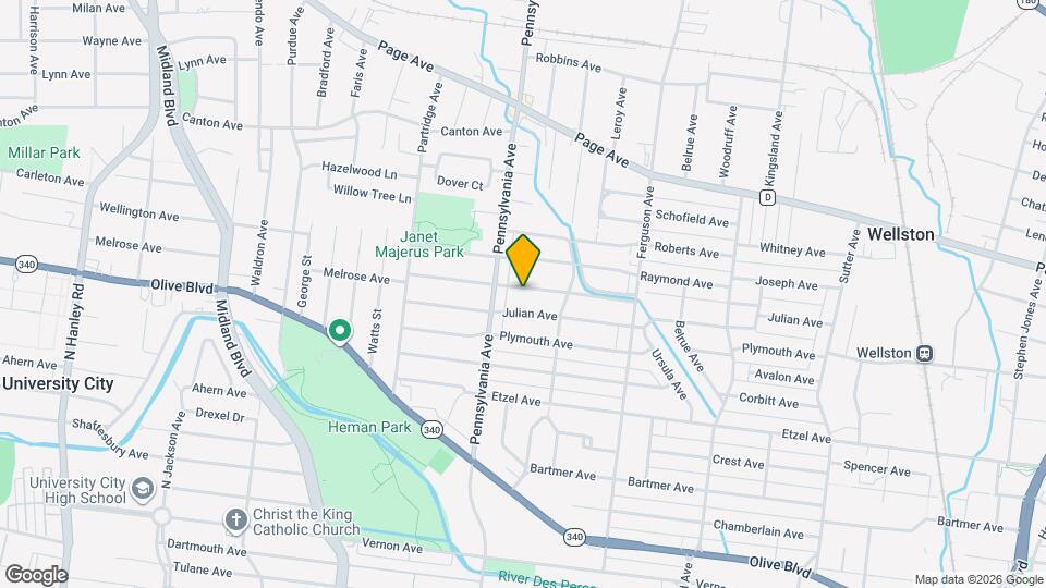 6936 Melrose Ave Map and Location Details