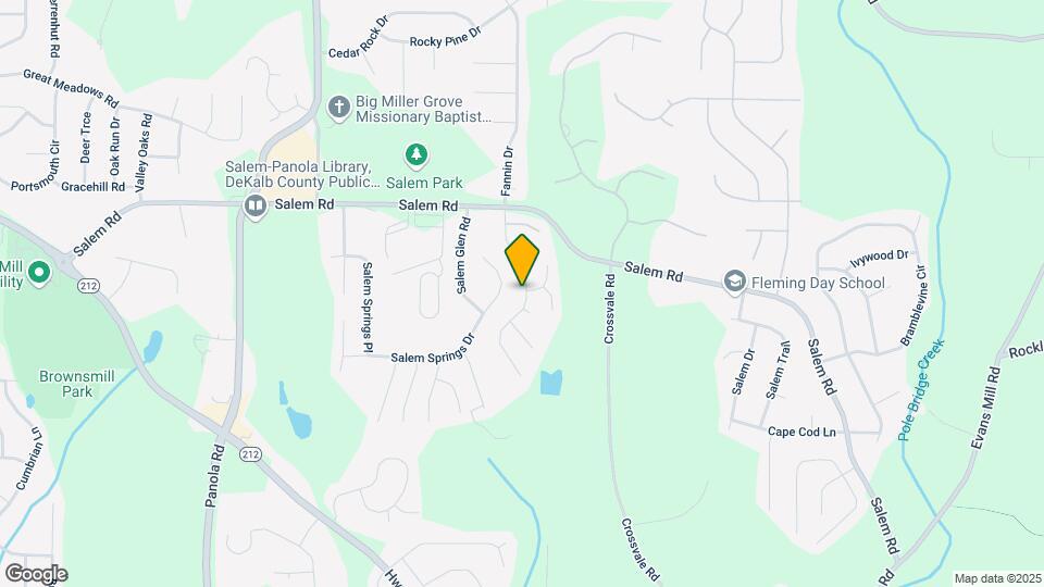 3659 Walnut Creek Way Map and Location Details