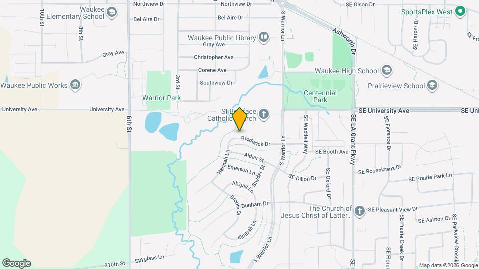 195 Broderick Dr Map and Location Details