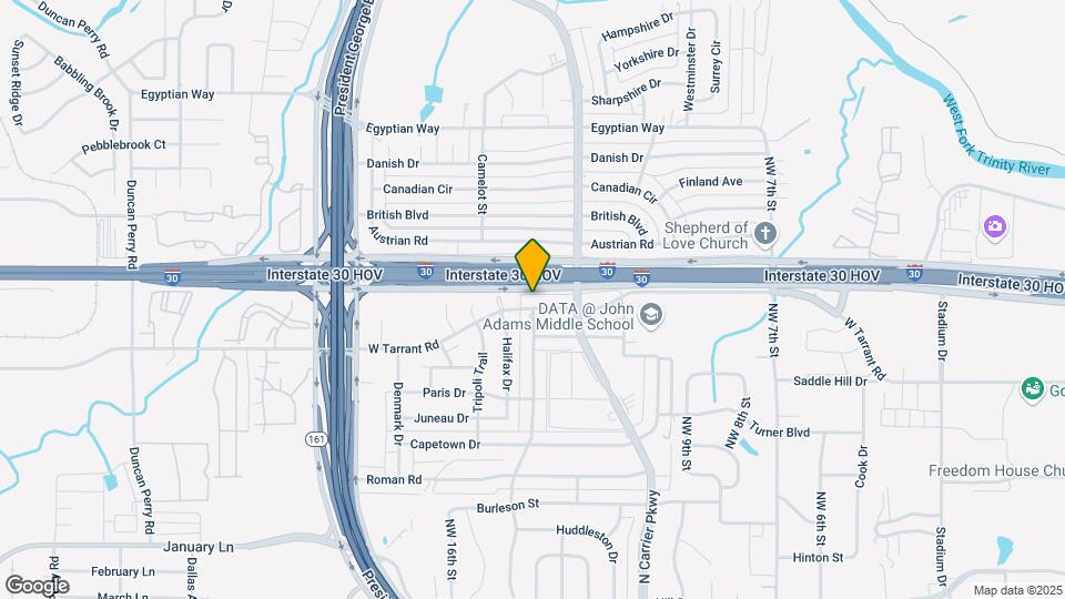 1302 W Tarrant Rd Map and Location Details