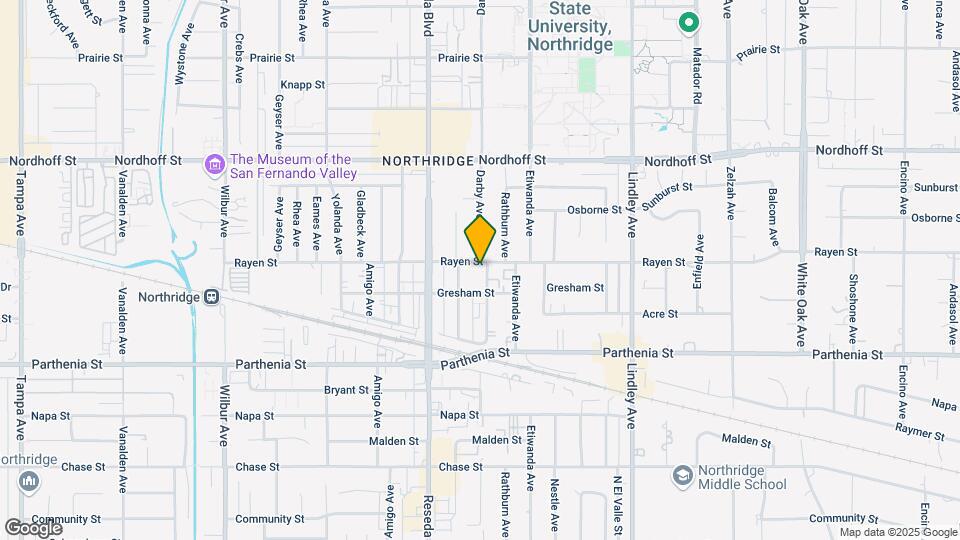 8827 Darby Ave Map and Location Details