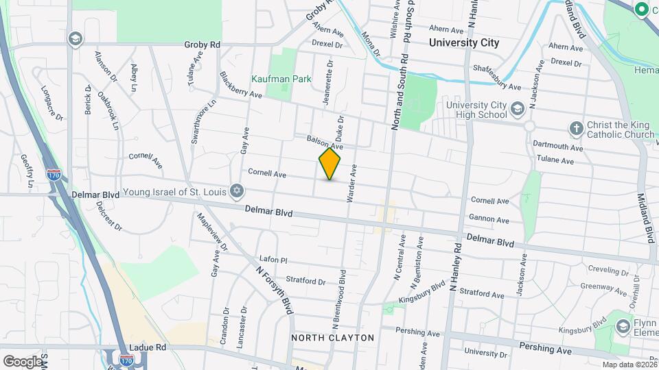 7828 Cornell Ave Map and Location Details