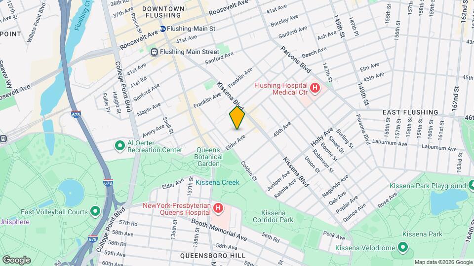 13835 Elder Ave, Unit 3B Mapa y Detalles de la Ubicación