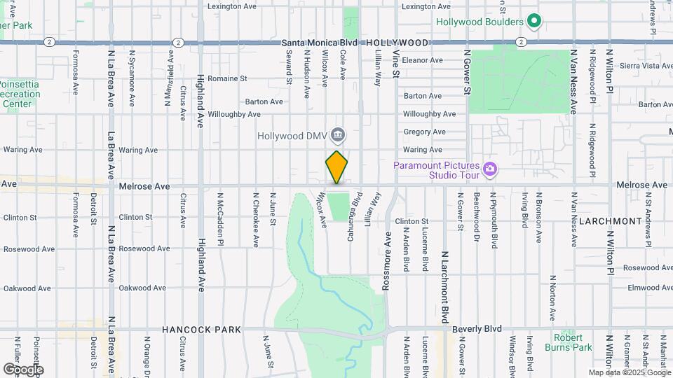 5940 Melrose Ave Mapa y Detalles de la Ubicación