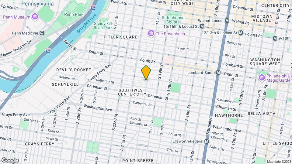 736 S 20th St Map and Location Details