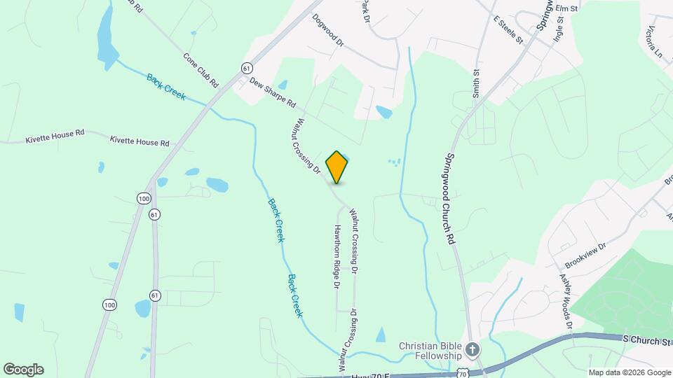 305 Walnut Crossing Dr Mapa y Detalles de la Ubicación