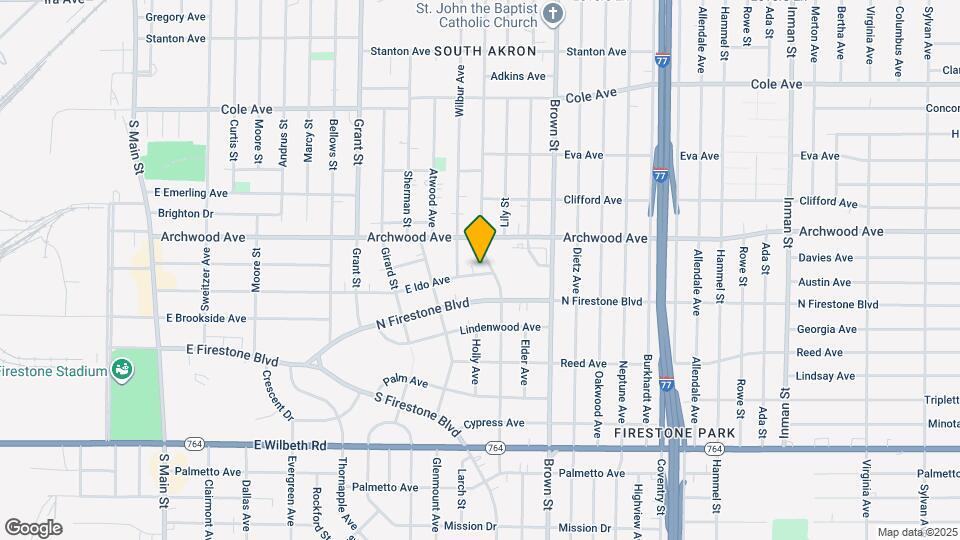 383 E Ido Ave Map and Location Details