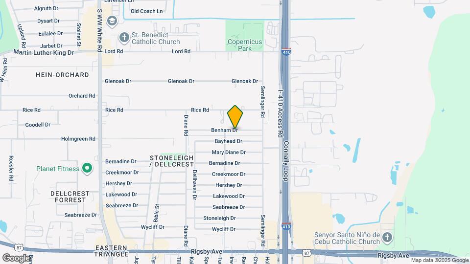 5014 Benham Dr Map and Location Details