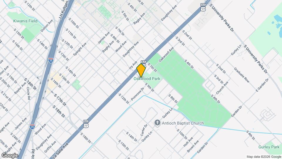 900 Oakwood Ave Mapa y Detalles de la Ubicación