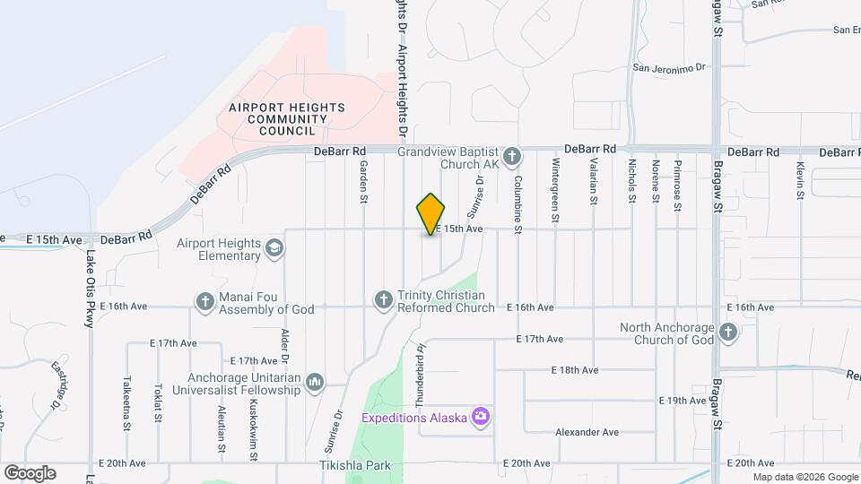 1508 Kinnikinnick St, Unit 2 Map and Location Details