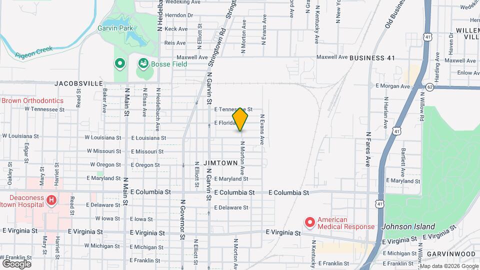 658 E Louisiana St Map and Location Details