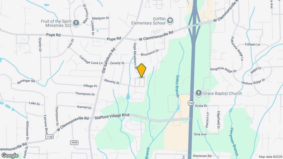 2308 Sage Crossing Rd Map and Location Details