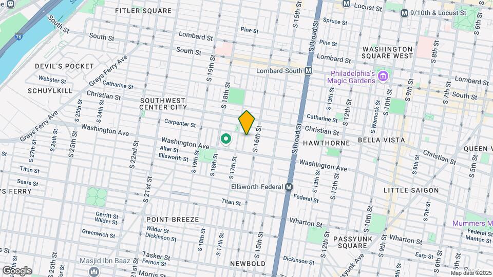 1009 S Chadwick St Map and Location Details
