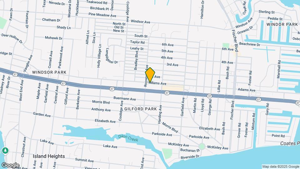 2207 Adams Ave, Unit B Map and Location Details