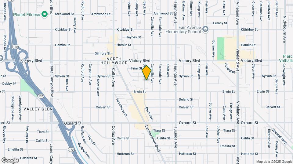 6238 Beck Ave Mapa y Detalles de la Ubicación