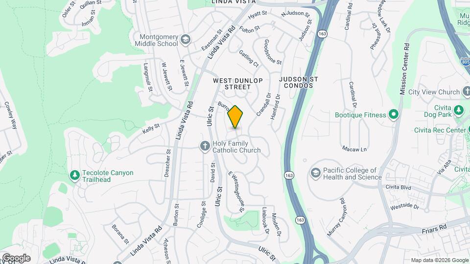 2094 Burroughs St Map and Location Details