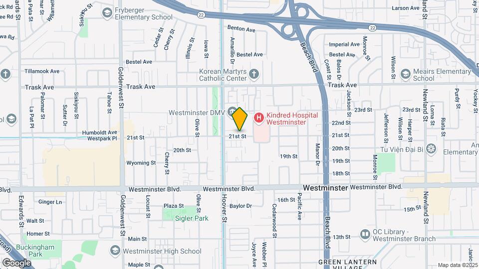 7561 21st St Map and Location Details