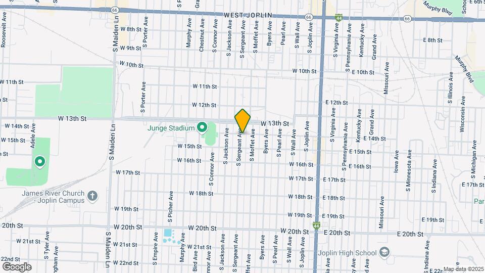 1401 S Sergeant Ave Mapa y Detalles de la Ubicación