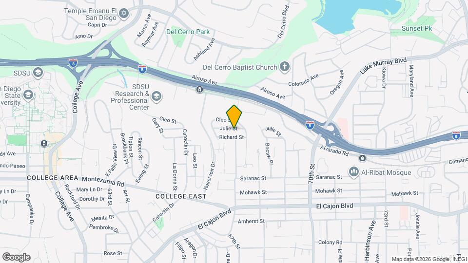 6653 Julie St Map and Location Details